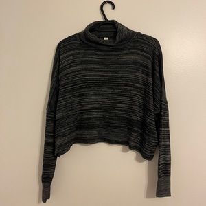 Blue Blush Crop Sweater size M